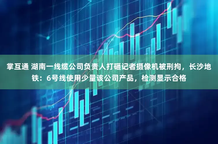 掌互通 湖南一线缆公司负责人打砸记者摄像机被刑拘，长沙地铁：6号线使用少量该公司产品，检测显示合格