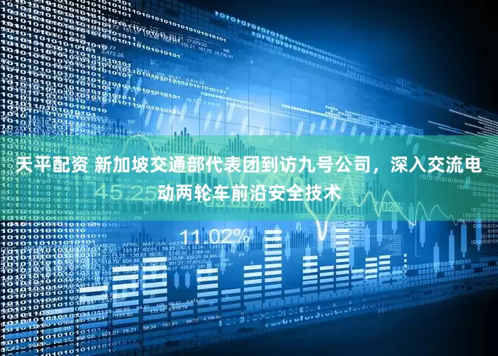 天平配资 新加坡交通部代表团到访九号公司，深入交流电动两轮车前沿安全技术