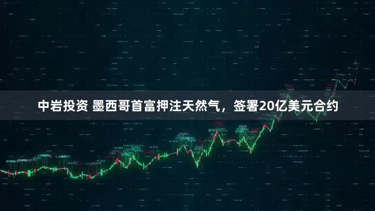 中岩投资 墨西哥首富押注天然气，签署20亿美元合约