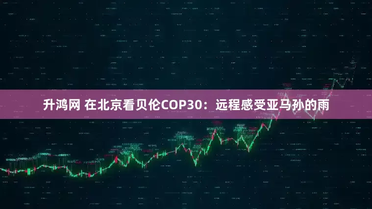 升鸿网 在北京看贝伦COP30：远程感受亚马孙的雨
